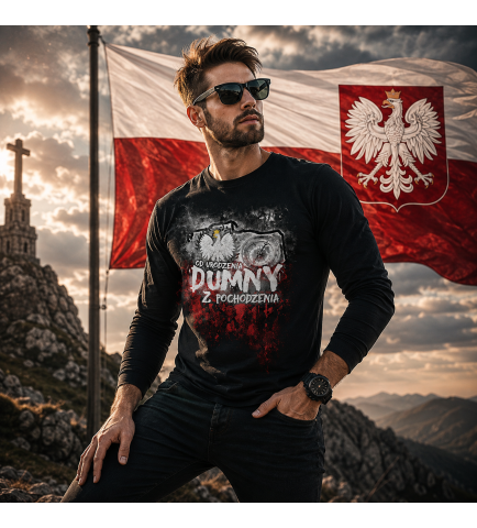 LONGSLEEVE PATRIOTYCZNY  OD URODZENIA  DUMNY 2
